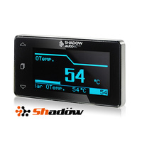 Shadow Auto Electronics - Medidores Multifunción con Pantalla Frontal, Temperatura del Agua/Aceite 150C, EGT 1200C, Presión del Aceite, Garantía de 1 Año
