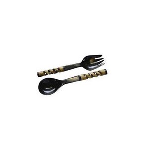 Elegant Antique Flatware Set Multi-Design <b>Gold</b> & Brown Finish Twisted Handle <b>Mirrored</b> Polish Luxury Cutlery Set - Product Image 1
