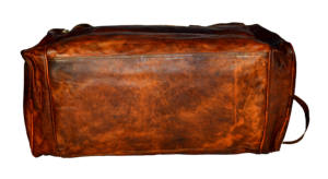 Mochila de lona de piel de cabra auténtica Vintage al por mayor, bolsa de viaje plegable de gran tamaño de noche para ir al gimnasio, Weekender para hombres y mujeres - Product Image 4