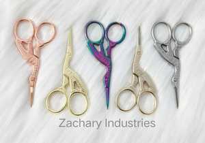 ZACHARY INDUSTRIES Ciseaux à cuticules fantaisie de qualité supérieure Lame droite en acier inoxydable avec outil de beauté à pointe pointue - Product Image 4