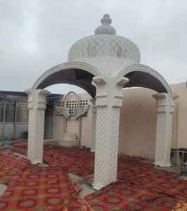 Mandap de fibra de cristal/Mandap de fibra blanca/Mandap de fibra antigua Mandap de fibra moderna Mandap DE BODA clásico Mandap de fibra elegante - Product Image 6