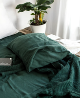 Usine HSC vente en gros et personnalise des ensembles de literie en lin OEM lits simples extra-larges doubles et king-size série de literie