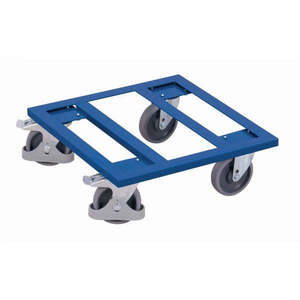 Conteneur à roulettes pneumatique Variofit 500 x MM, zone de chargement à cadre ouvert, capacité de 400 kg, chariot à roulettes Variofit 400 kg - Product Image 1