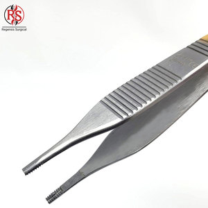 Pinzas Adson para tejidos, 12 cm, titanio marrón, instrumentos quirúrgicos, pinza manual, juego de instrumentos de calidad alemana - Product Image 6