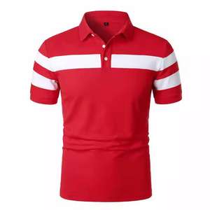 Vente en gros de t-shirts polo pour hommes, nouveaux vêtements décontractés, couleur personnalisée 100% coton, t-shirts à manches courtes anti-rides pour hommes, polo - Product Image 6