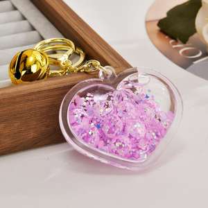 Llaveros acrílicos exquisitos al por mayor con cuentas de burbujas luminosas - Product Image 4