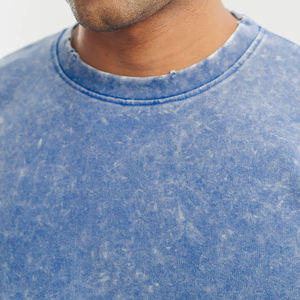 Camiseta de Hombre de Algodón 100% Suave, Lavado Ácido, Corte Holgado, Material Suave, Precio Bajo, Nueva Llegada, Buena Calidad - Product Image 5