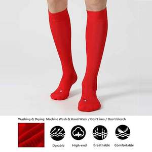 Calcetines de fútbol Color personalizado Nuevo diseño Calcetines de fútbol transpirables para hombres - Product Image 2