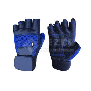 Top-Demanded Customizable Half-Finger Leather <b>Fitness</b> <b>Gloves</b> Heavy Duty Weightlifting Gym Sports Gear Durable Gym <b>Gloves</b> - Product Image 2
