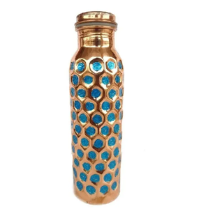 Hammered Design <b>Metal</b> <b>Water</b> <b>Bottle</b> High Quality Drink Ware Antique Copper Finishing <b>Bottle</b> Gift Set Stainless Steel <b>Water</b> <b>Bottle</b> - Product Image 1