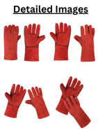 Meilleur prix, gants de soudage en cuir synthétique de qualité supérieure, taille XL, résistants aux perforations, gants de sécurité, couleur personnalisée pour le travail alimentaire
