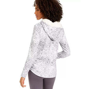 Felpa con Cappuccio Ideology da Donna, Taglia XX-Large, Stampa Serpente, Orlo Arrotondato, Promozionale, Colore Bianco - Product Image 2