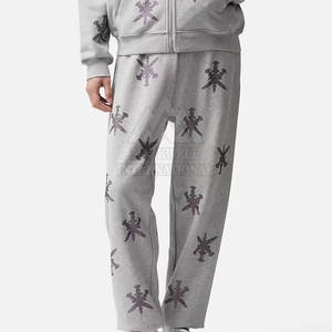 ชุดวอร์มผู้ชายแบบสวมใส่สบาย ประดับคริสตัล น้ำหนักเบา เหมาะสำหรับวิ่ง  ชุดวอร์มผู้ชายประดับคริสตัล จำนวนมาก - Product Image 3