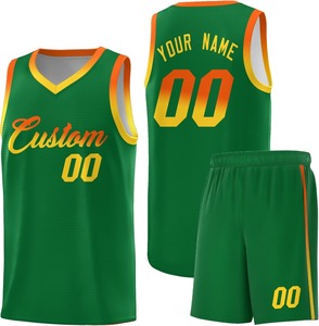 Camiseta de baloncesto de poliéster reversible personalizada para adultos al por mayor, ropa deportiva sublimada transpirable, conjunto de uniforme elegante - Product Image 1