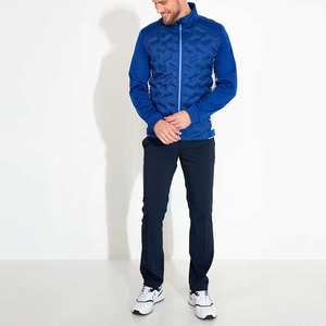 Chaqueta de Golf Acolchada con Capucha para Hombre, de Alta Calidad, para Invierno, Impermeable, Transpirable, con Tejido Elástico, Corte Atlético y Cuello Mao - Product Image 4