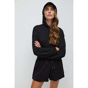 Sweat-shirt court à col rond doux au toucher pour tous les jours - Product Image 3