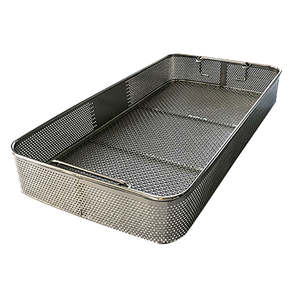 Plateau de stockage et de stérilisation d'instruments médicaux Plateau en maille d'acier inoxydable Manuel pour les cliniques hospitalières (certifié CE et ISO) - Product Image 5