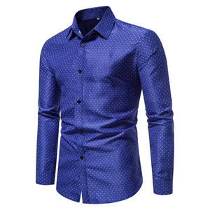 Camisas de Vestir Formales para Hombre, 100% Algodón, Sólidas, Personalizadas OEM, de Alta Calidad, Estilo Casual de Negocios, Manga Larga, Secado Rápido, Cuello Alto, Corte Regular - Product Image 5