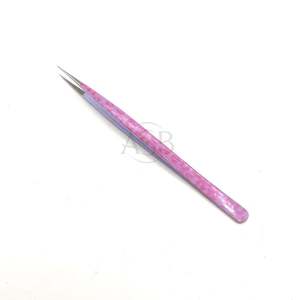 Pince à épiler isolante longue et droite de 14 cm, motif léopard rose, impression de logo personnalisée, service OEM Slim Boot Tim - Product Image 3