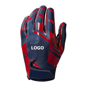 Gants de football américain professionnels pour jeunes et adultes, avec logo personnalisé, pour sports de plein air, confortables et dotés d'une fermeture. - Product Image 5