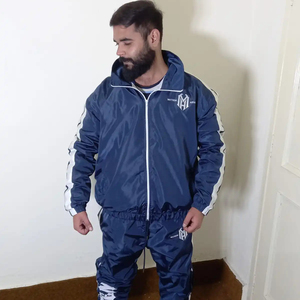 Trajes de chándal de invierno para hombre con logotipo personalizado, conjuntos cortavientos de nailon de poliéster ligeros e impermeables con función de maternidad, ropa para exteriores - Product Image 1