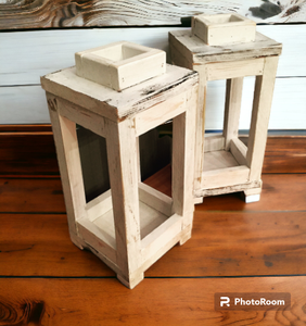 Lanterne en bois de conception unique en forme multiple décoration de la maison bougeoir pour décor de fête votive à bon prix - Product Image 5