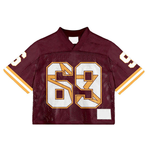 Camiseta de Fútbol Transpirable, Antiarrugas, Ecológica, de Malla Tejida, Sublimada, Talla Grande, de Secado Rápido, Manga Corta, para Hombre, Corte Regular - Product Image 1