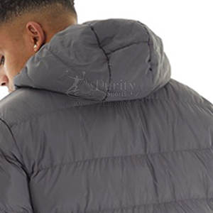Dernier modèle de veste longue matelassée en coton pour hommes logo personnalisé grande demande veste longue matelassée en coton pour hommes hiver à vendre - Product Image 6