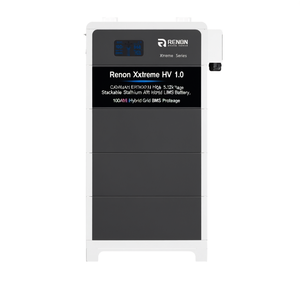 Batería de Litio Apilable de Alto Voltaje Renon Xtreme HV 1.0 5.12kWh 100Ah con Protección BMS para Red Híbrida - Product Image 2