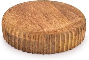 Frutero de Madera de Mango, Tazón Rústico de Madera para la Cocina, Centro de Mesa para Comedor - Product Image 3