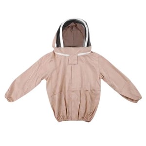 Ropa protectora antiabejas, puños elásticos de medio cuerpo, sombrero de malla, cremallera transpirable, Material antiestático antidesgarro - Product Image 6