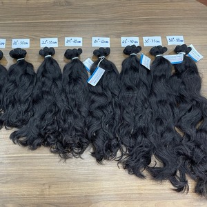 Extension de cheveux bruts de qualité double de l'usine du Vietnam Paquet ondulé naturel trame disponible en stock - Product Image 6