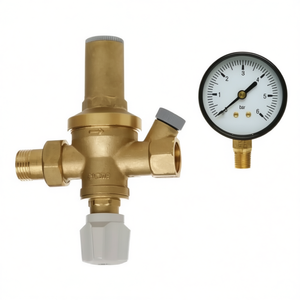 Unità di Riempimento Automatica HVAC ICMA 249 da 1/2'' con Valvola di Non Ritorno e Manometro - Product Image 3