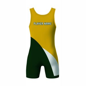 Sublimation personnalisée nouveauté Spandex Wrestling Wear hommes Wrestling Singlet équipe Wrestling Wear Suit Singlets - Product Image 6