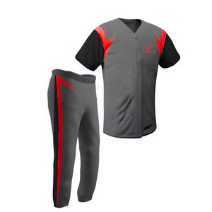 Uniforme de béisbol de secado rápido para hombre, gran oferta, diseño ajustado, ropa de equipo personalizable, conjunto de ropa deportiva transpirable - Product Image 2