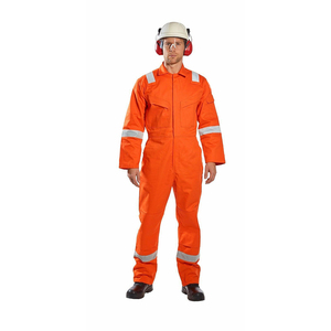 Lightweight Customized Coverall Long Sleeves Hi-Vis Cotton Safety Coverall <b>Fire</b> Retardant Work Wear Coveralls Reflective Hi Vis - Product Image 3