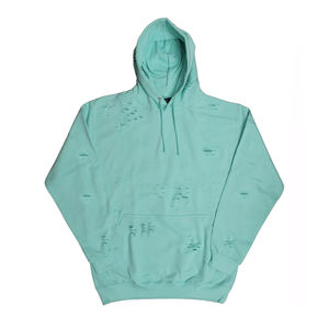 Streetwear surdimensionné pour homme, pull en molleton de coton vieilli, sweat à capuche lourd - Product Image 1