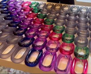 ห่วงโซ่อะคริลิคที่ทันสมัยประดับผนังทำมือเรซิ่นสำหรับตกแต่งบ้าน - Product Image 4