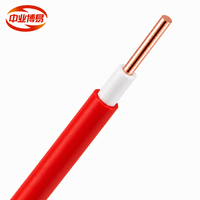 Câble d'alimentation BVV 6 mm en cuivre sans oxygène à âme unique, isolé et gainé en PVC 300/500V pour câblage fixe intérieur