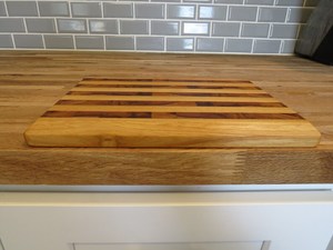 เขียงสี่เหลี่ยมทำจากไม้สำหรับงานหัตถกรรมมีที่จับหนา12มม. ปลอดภัยดีที่สุดสำหรับเครื่องล้างจาน - Product Image 6