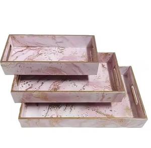 Plateau de service en émail imprimé personnalisé pour la décoration de la maison, le petit-déjeuner, le ramadan et les cadeaux de Noël - Product Image 6