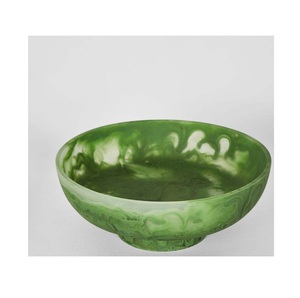 Elegante cuenco de resina para servir, hecho a mano, acabado brillante, elegante centro de mesa para cocina, comedor o sala de estar - Product Image 3