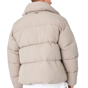 Custom Logo Canvas Men's Winter Puffer Jacket-High Quality Hooded Breathable <b>Windproof</b> Casual Fashion - Product Image 3