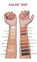 Fond de teint liquide vegan à couvrance totale en 18 couleurs, fini mat, imperméable, longue tenue, adapté à tous les types de peau