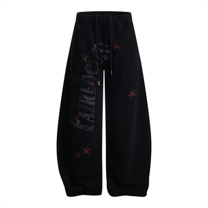 DTG กางเกงกันหนาวสำหรับผู้ชาย, กางเกงกันเหงื่อผ้าขนแกะฮิปฮอปเอวกลางปกติฤดูหนาว - Product Image 1