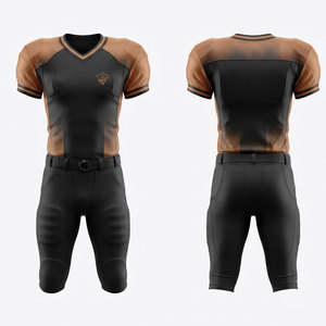 Uniforme de Fútbol Americano Transpirable de Poliéster Duradero, Ropa Deportiva para Equipos, Jersey de Alto Rendimiento para Competencia al Aire Libre - Product Image 1