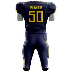 Camiseta de fútbol americano sublimada personalizada, diseño OEM de secado rápido de 14 paneles, hecho en Pakistán, uniforme de fútbol americano al por mayor - Product Image 4