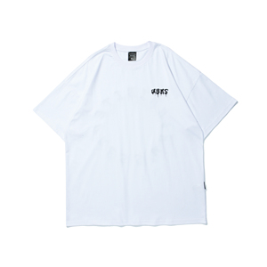 เสื้อยืดแขนสั้นพิมพ์ลายโมโนแกรมสำหรับงานหนักเสื้อสตรีทแฟชั่นยอดนิยมเสื้อแขนสั้นคุณภาพสูงคอกลมงานตามสั่ง - Product Image 6