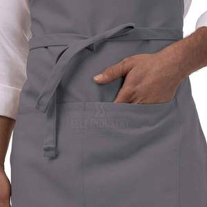 Venta directa de fábrica, delantal de chef ligero hecho a medida, diseño único en lona duradera para chefs - Product Image 5