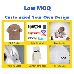 T-shirt vintage personnalisé pour homme, coton surdimensionné, streetwear, tee-shirt lourd, faible MOQ, impression de logo - Product Image 4